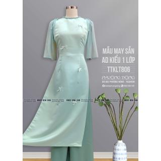 Áo Dài Phom Trẻ Vải Tafta TTKLT806